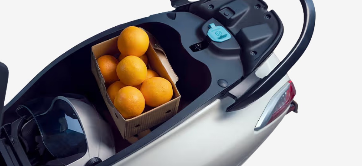 Bajaj Chetak Electric Scooter big 35 L underseat storage
