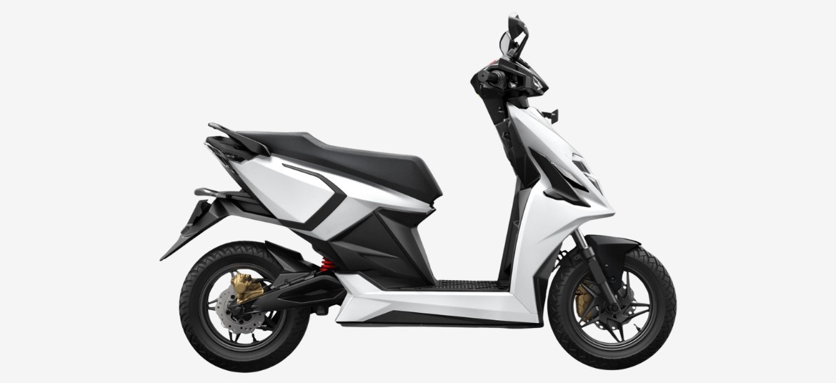 Simple One electric scooter in Grace White colour