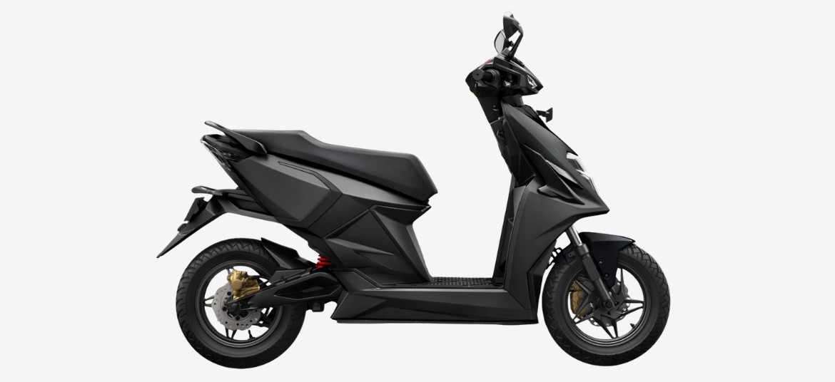 Simple One electric scooter in matte black