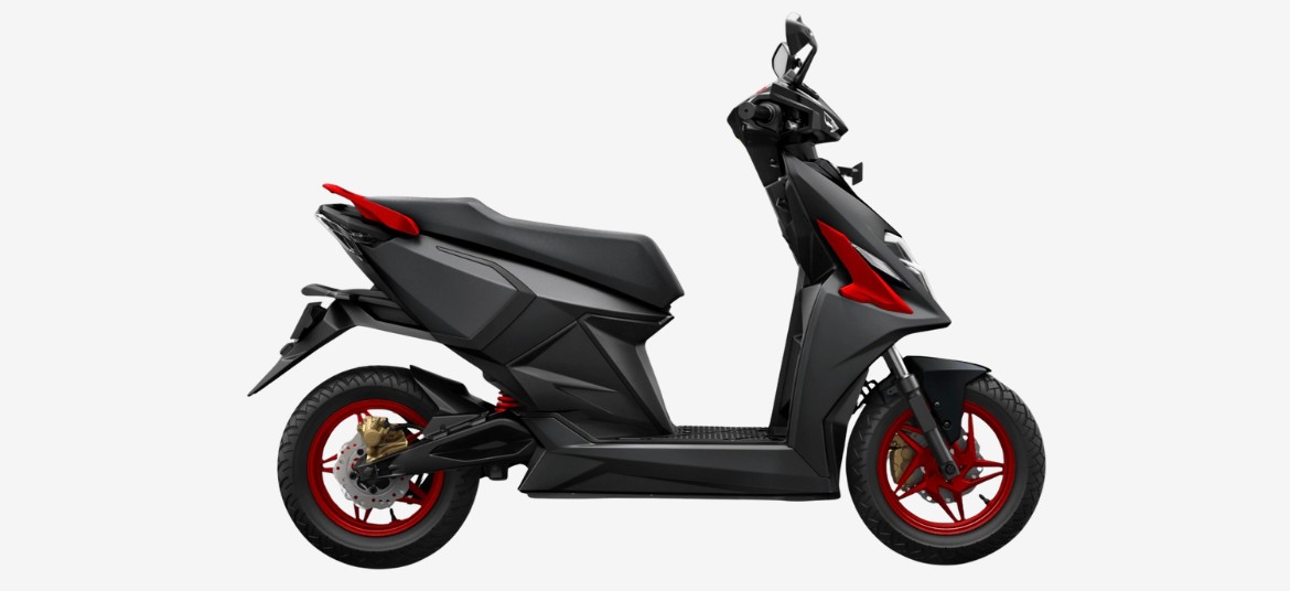 Simple One electric scooter in matte black