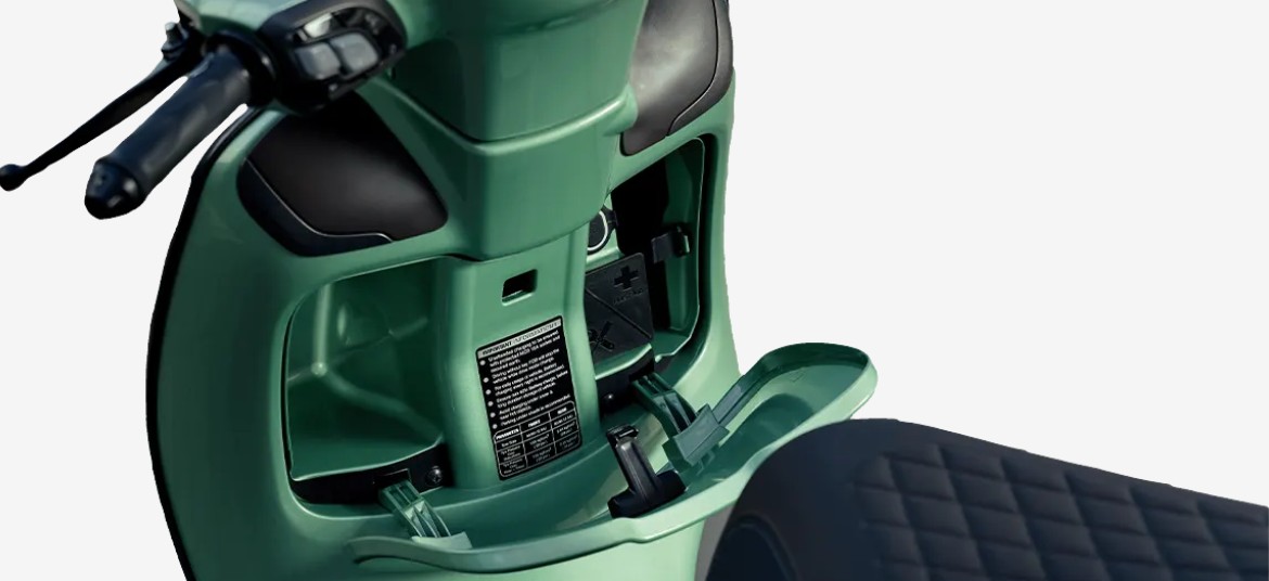 Bajaj Chetak Electric Scooter big 5 L front glove box - can store mobile and small goods