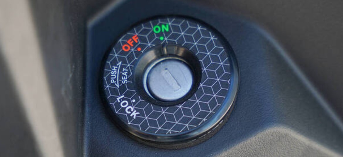 Simple One scooter ignition key slot