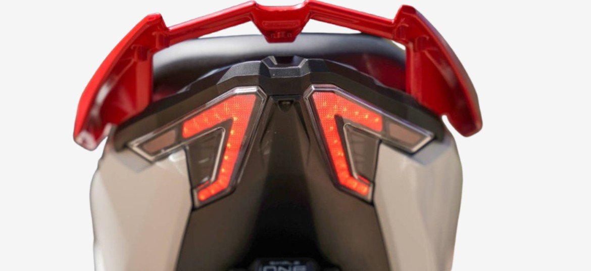 Simple One scooter LED rear lights and indicators