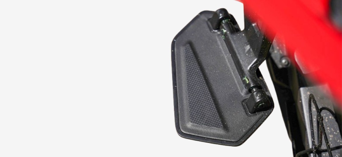 Simple One textured pillion footrest