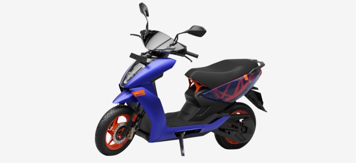 Ather 450 Apex electric scooter complete side view