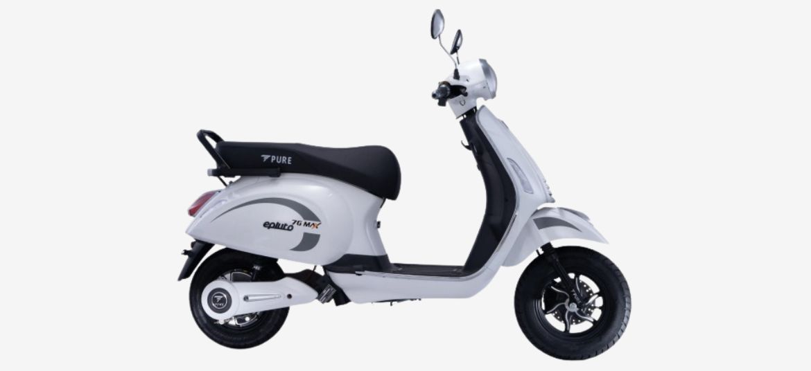 PURE EV ePluto 7G Max electric scooter right side profile