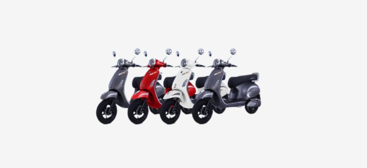 PURE EV ePluto 7G Max electric scooter color options lineup
