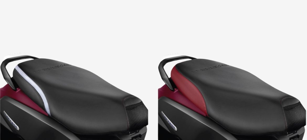 Suzuki e Access seat design and cushioning