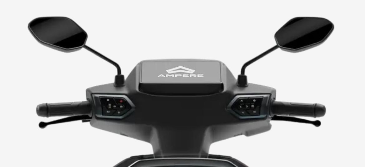 Ampere Nexus ST dashboard and touchscreen display with smart features and connectivity options
