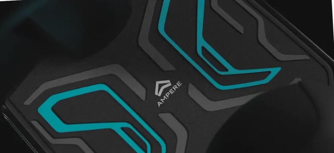 Ampere Nexus ST stylish floorboard design offering comfortable leg space and ergonomic riding position