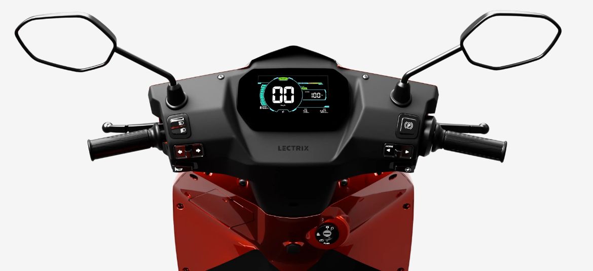Lectrix NDuro 2.0 cockpit view showing digital display and wide handlebar setup