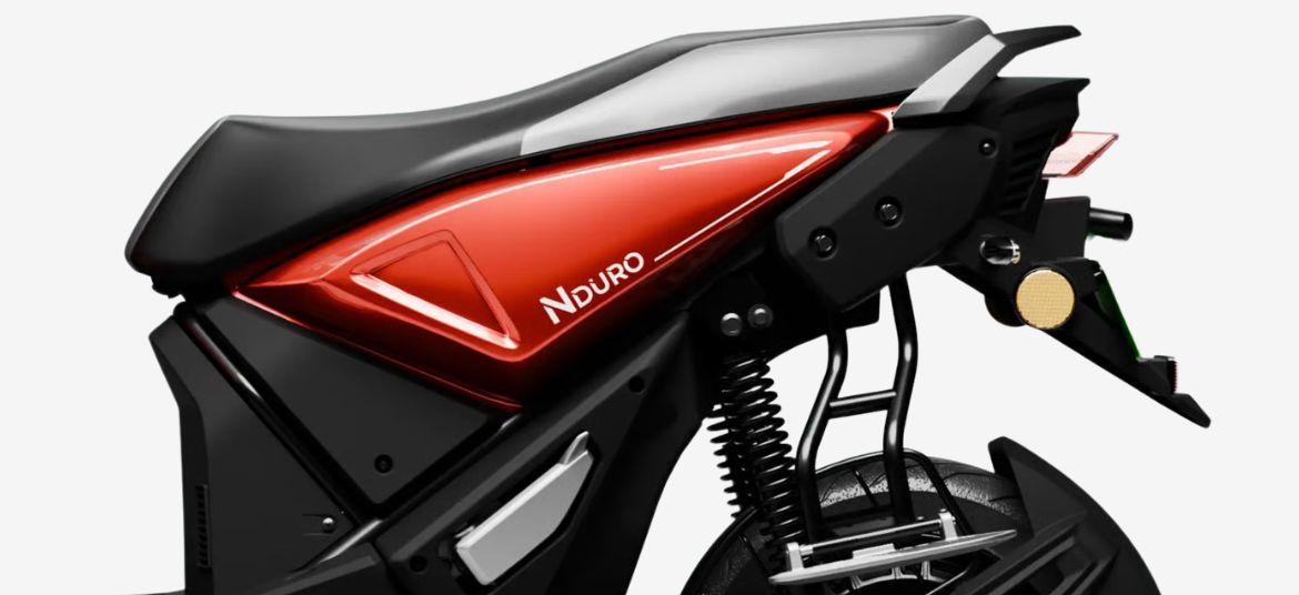 Lectrix NDuro 2.0 rear suspension and wheel setup designed for stable city riding